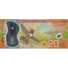 (685) ** PN284 Costa Rica 20.000 Colones Year 2020